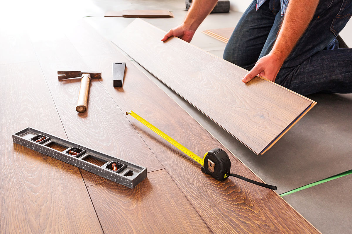 Laminate installation | Corvin's Furniture & Flooring