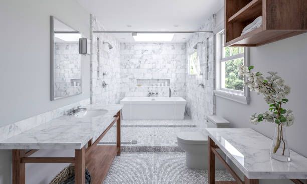 Bathroom natural Stone | Corvin's Furniture & Flooring