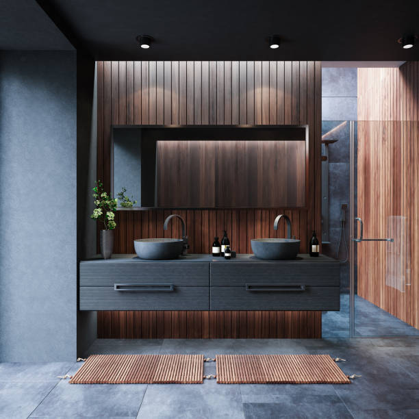 Dark tile flooring | Corvin's Furniture & Flooring
