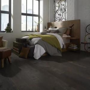 Hardwood Flooring in modern bedroom | Corvin’s Flooring